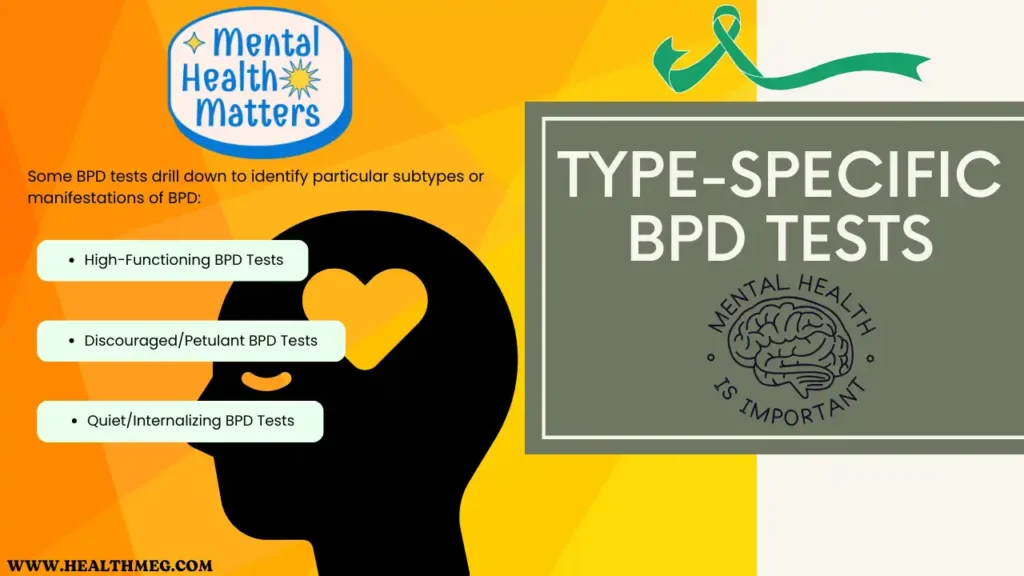 Inforgraphic image showing detailed information for Type-Specific BPD Tests