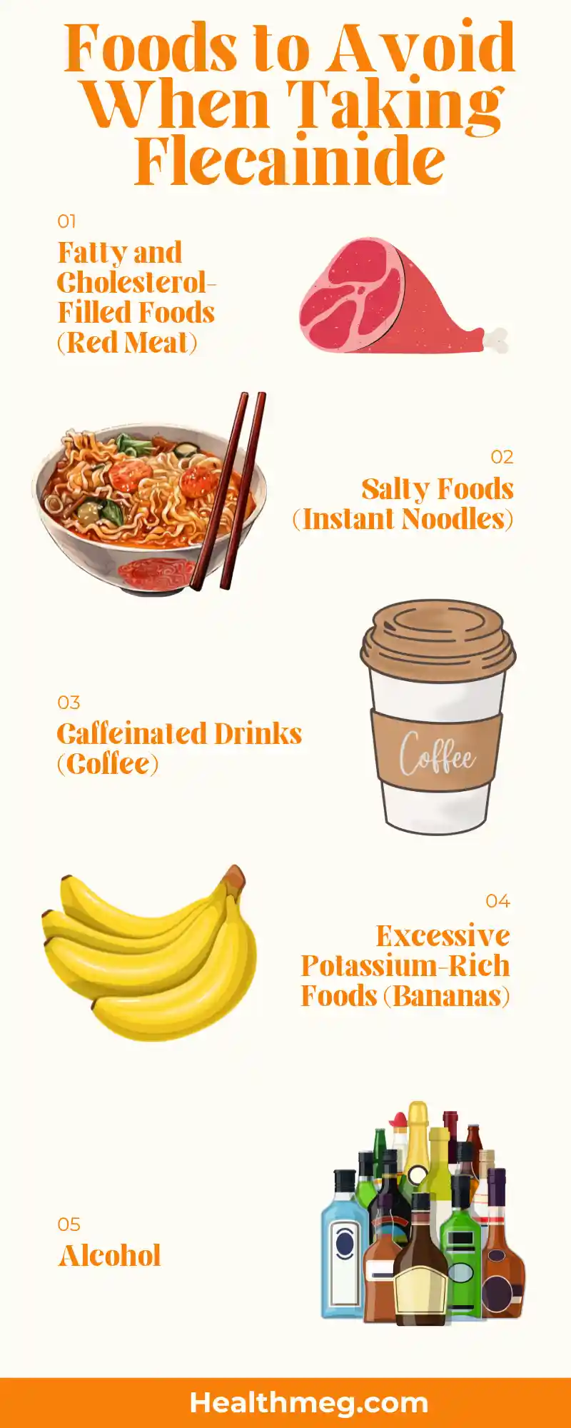 5 Foods to Avoid When Taking Flecainide